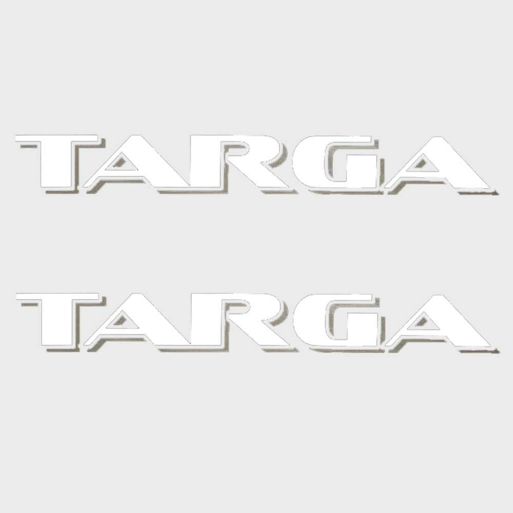 Decals Tracker Targa Logo White Stickers by Tracker