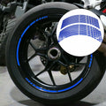 16 17 18 Blue Reflective Rim Strips Tape Car Wheel Tire Sticker