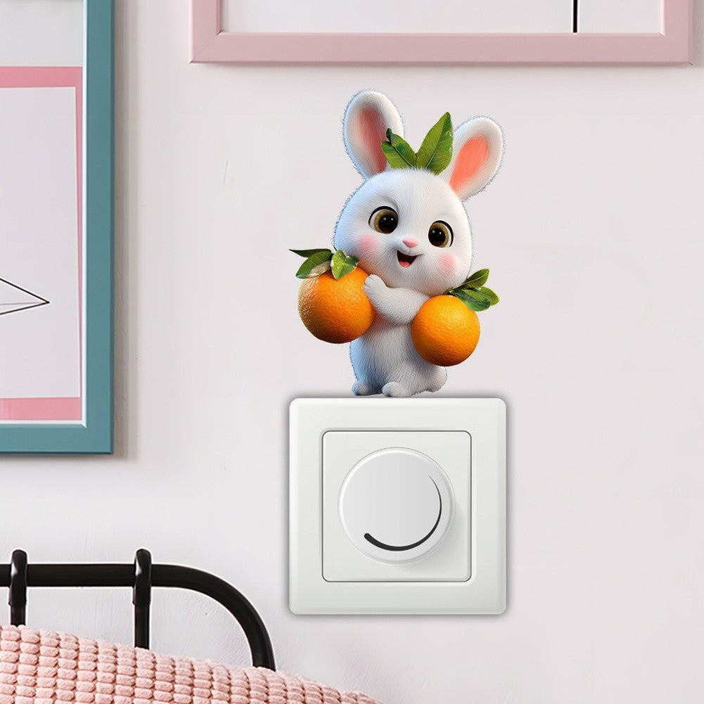 Cute Rabbit Sticker Waterproof Vinyl