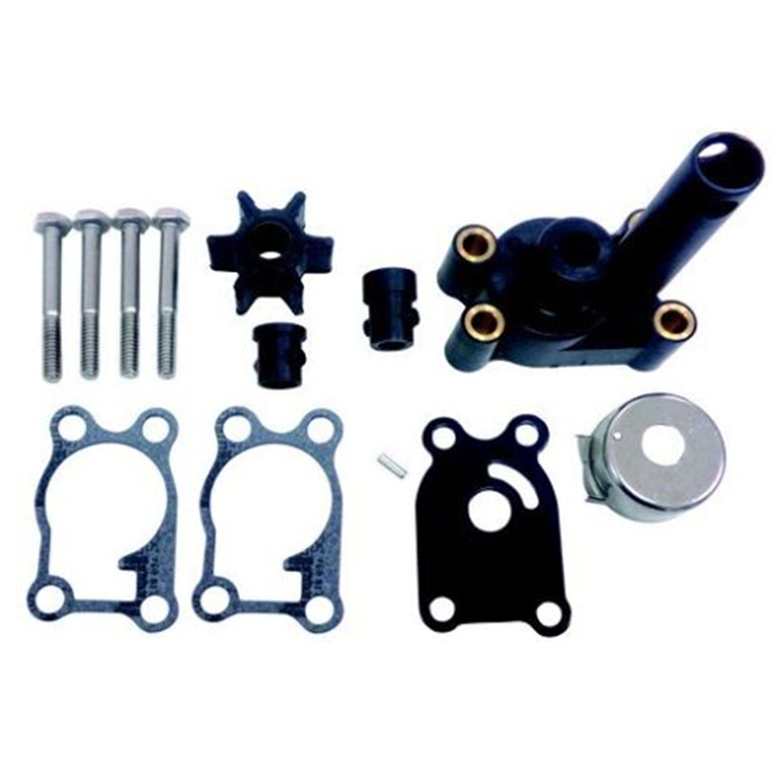 Water Pump Impeller Kit 4-8 Hp 2-Stroke Fit For Johnson Evinrude OutboardsOpens