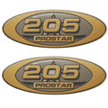 Boat Emblem Decal Sticker ProStar 205 Raised (Pair) by Mastercraft