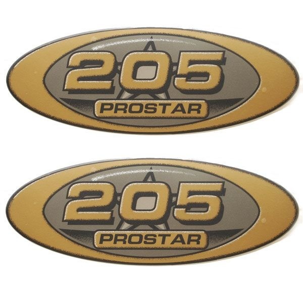 Boat Emblem Decal Sticker ProStar 205 Raised (Pair) by Mastercraft