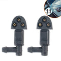 Washer Head Windshield Washer Nozzle Water Spray Head 1 Pair Auto