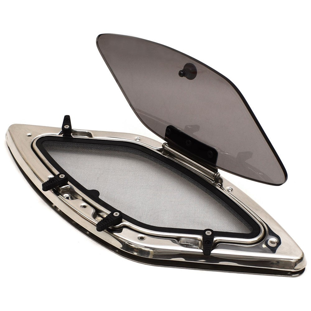 Bomar Boat Flagship Series Portlight 7 1/2 x 20 Inch Stainless Steel by Bomar