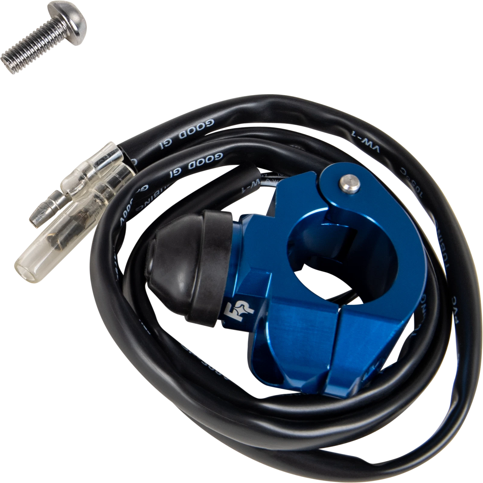 Fire Power Ks-02 Blue Offroad Kill Switch With Single Bolt Mount,