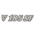 G3 Boat Decal Sticker | V 185 Sf Fishing Silver Black White