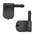 For 2 X Front Windshield Washer Nozzles Jet Spray For 12mm Wiper Arm