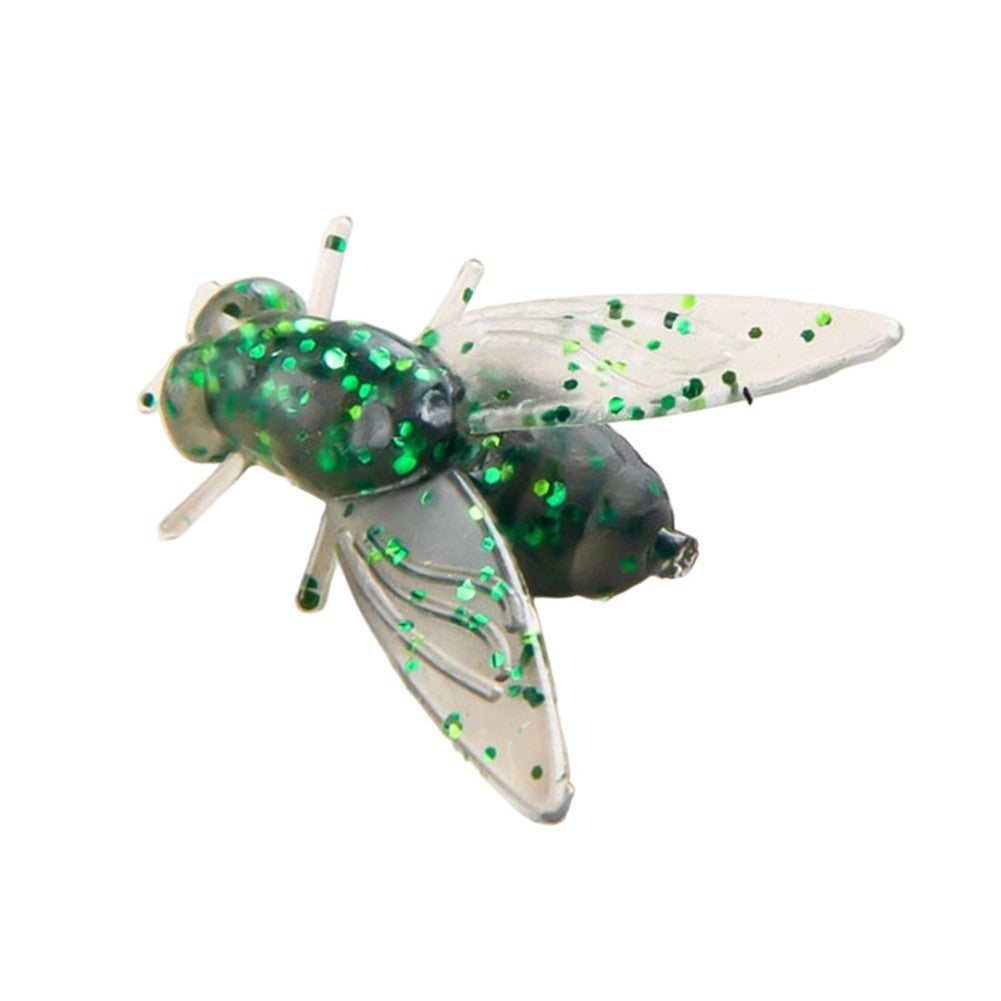 Fluttering Soft Fly Bait for Small Fish