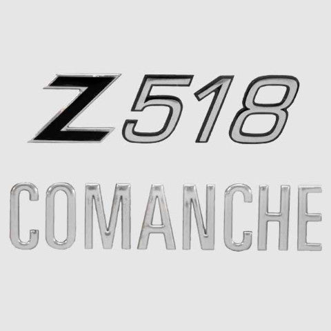 Ranger Boat Raised Emblem Decal Z518 Comanche by Ranger