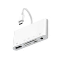 5 In 1 Type C Memory Card Reader For Micro Sd Sdxc Cf Sdhc Otg Flash