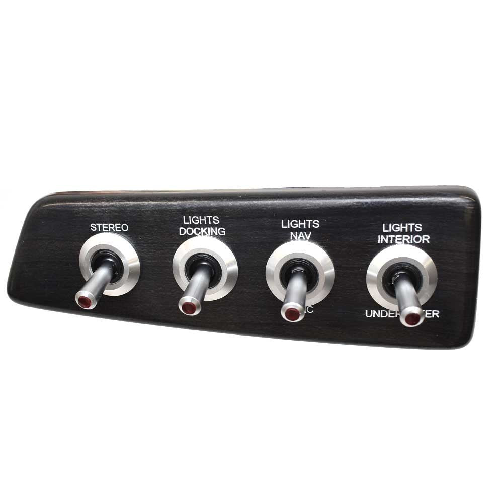 Lowe Boat Toggle Switch Panel Plastic by Lowe