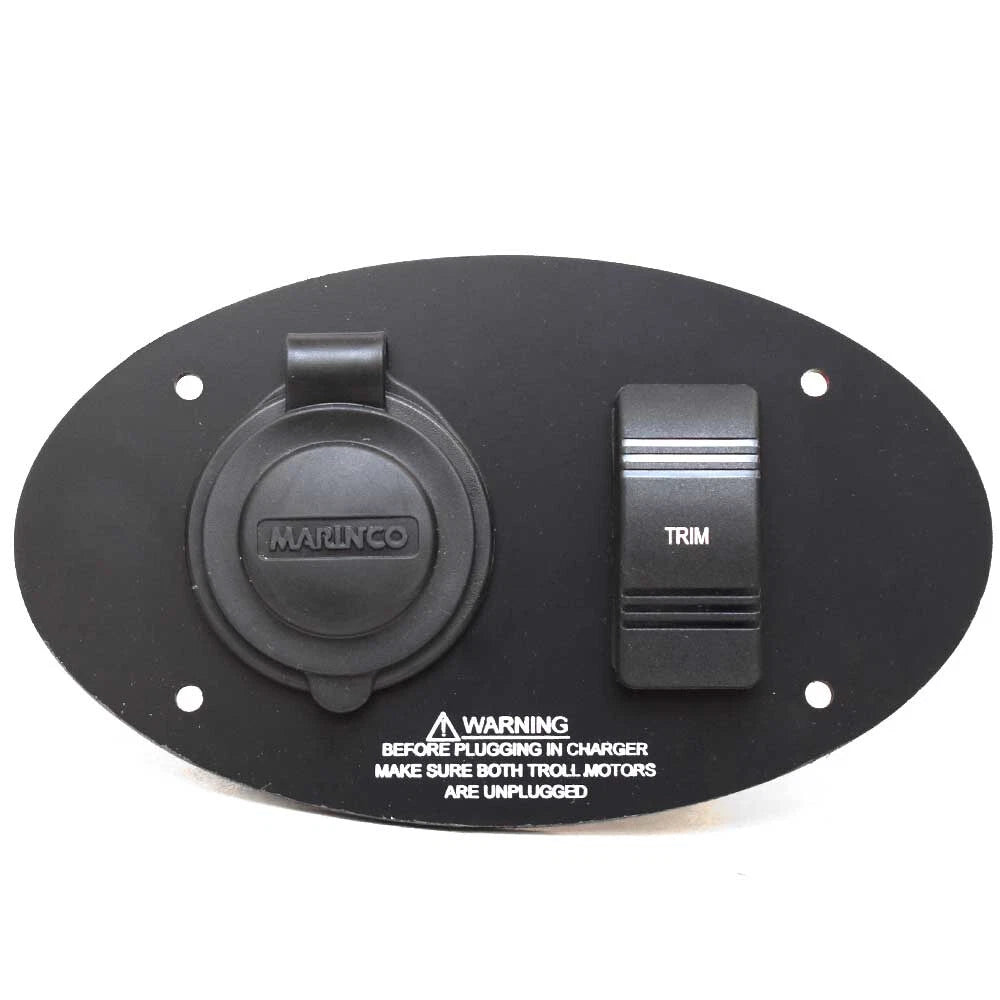 Larson Boat Trolling Motor Panel 73199 | 1850 Fx Black 6 1/4 Inch