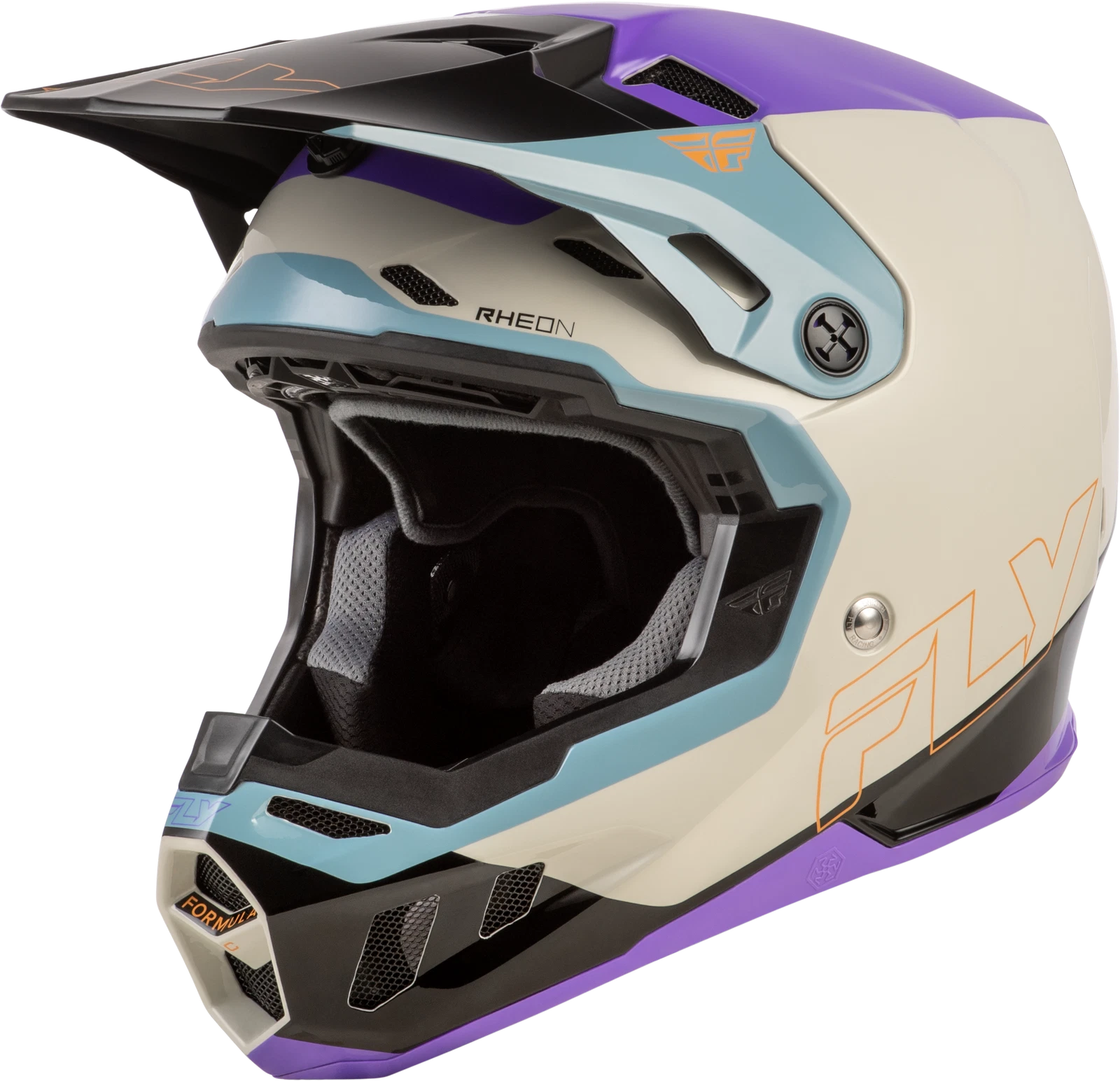 Fly Racing Formula Cc Glide Helmet Small Offroad Black Carbon Grey