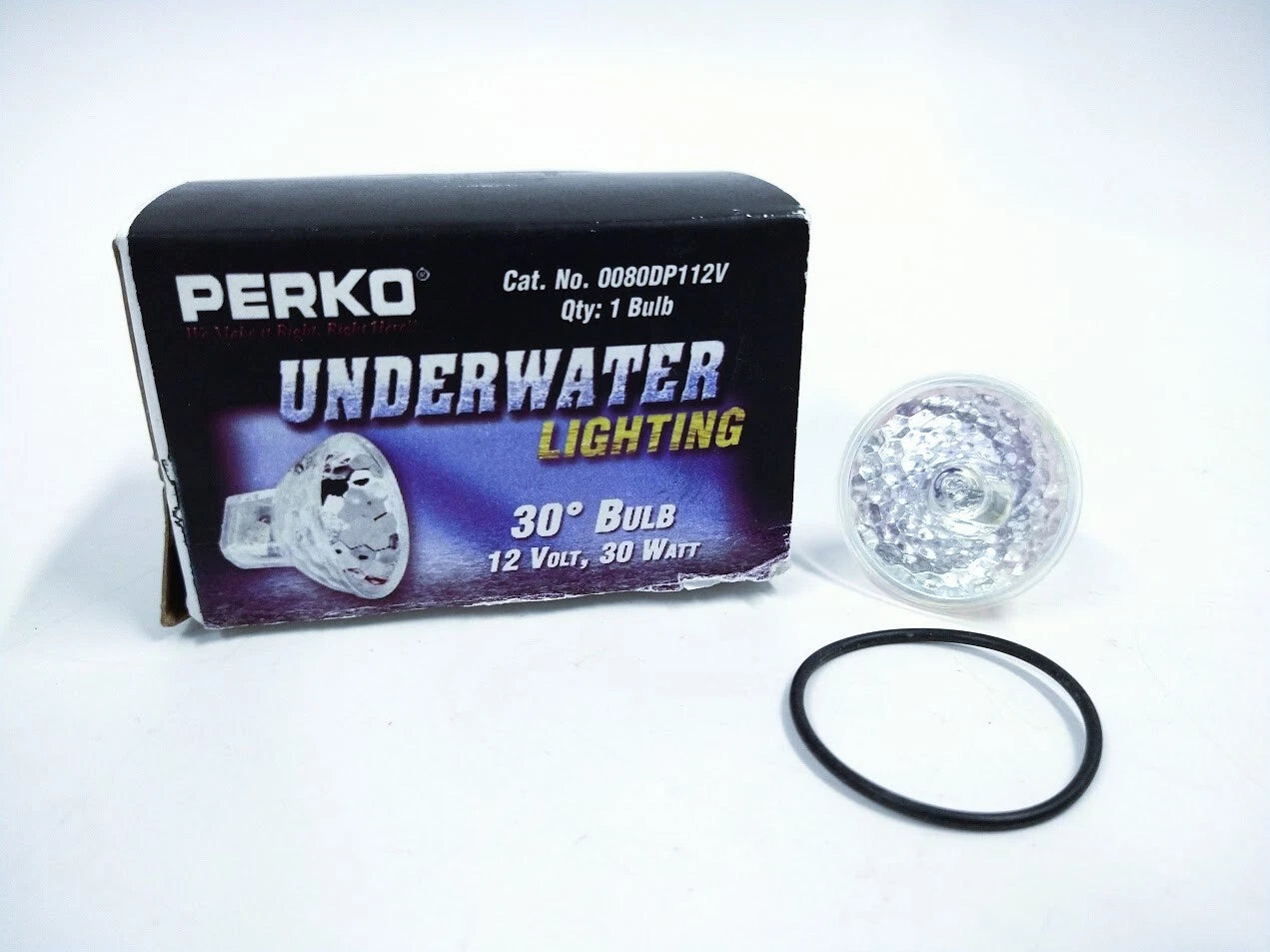Perko 0080dp112v, Underwater Light Bulb, 30 Degree 12V, 30 Watt