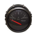 Faria Boat Temperature Gauge GP7844A | 2 Inch Moonstone Black by Faria