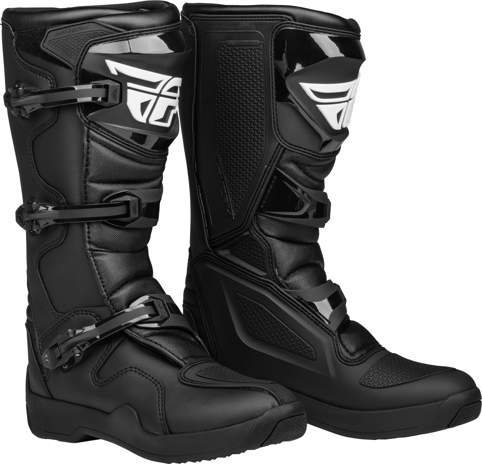 Fly Racing Maverik Lt Offroad Motorcycle Boots Us 09 Black