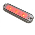 Taco Boat Led Deck Light F-38-8500r-1 | Red Flat Mount 12V
