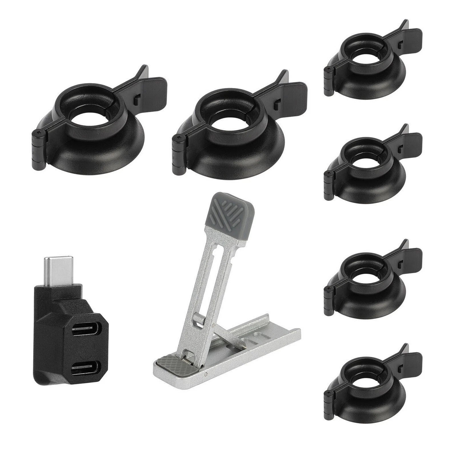 Thumb Grip Cap Cover&back Bracket & Type-c Adapter For Steam