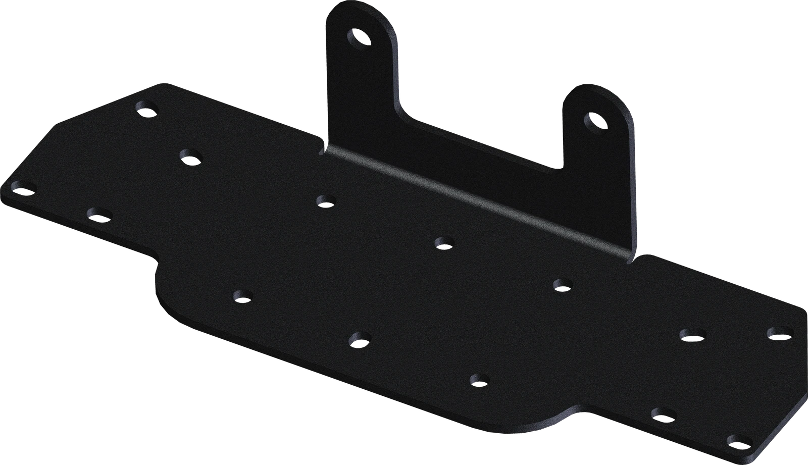 Open Trail Winch Mount For Atv/utv 459-0570 With Powder Coated Finish