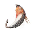 Insect Bait Lure Scud Worm Black White For Trout