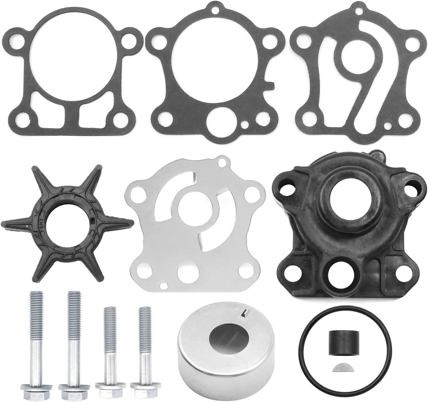 Yamaha 40 50 Hp 2 Stroke Water Pump Impeller Kit 1984-94