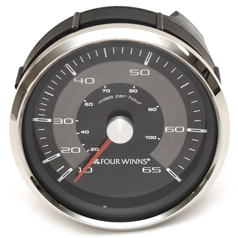 Boat Speedometer Gauge Four Winns Faria 4 3/8 Inch by Four Winns