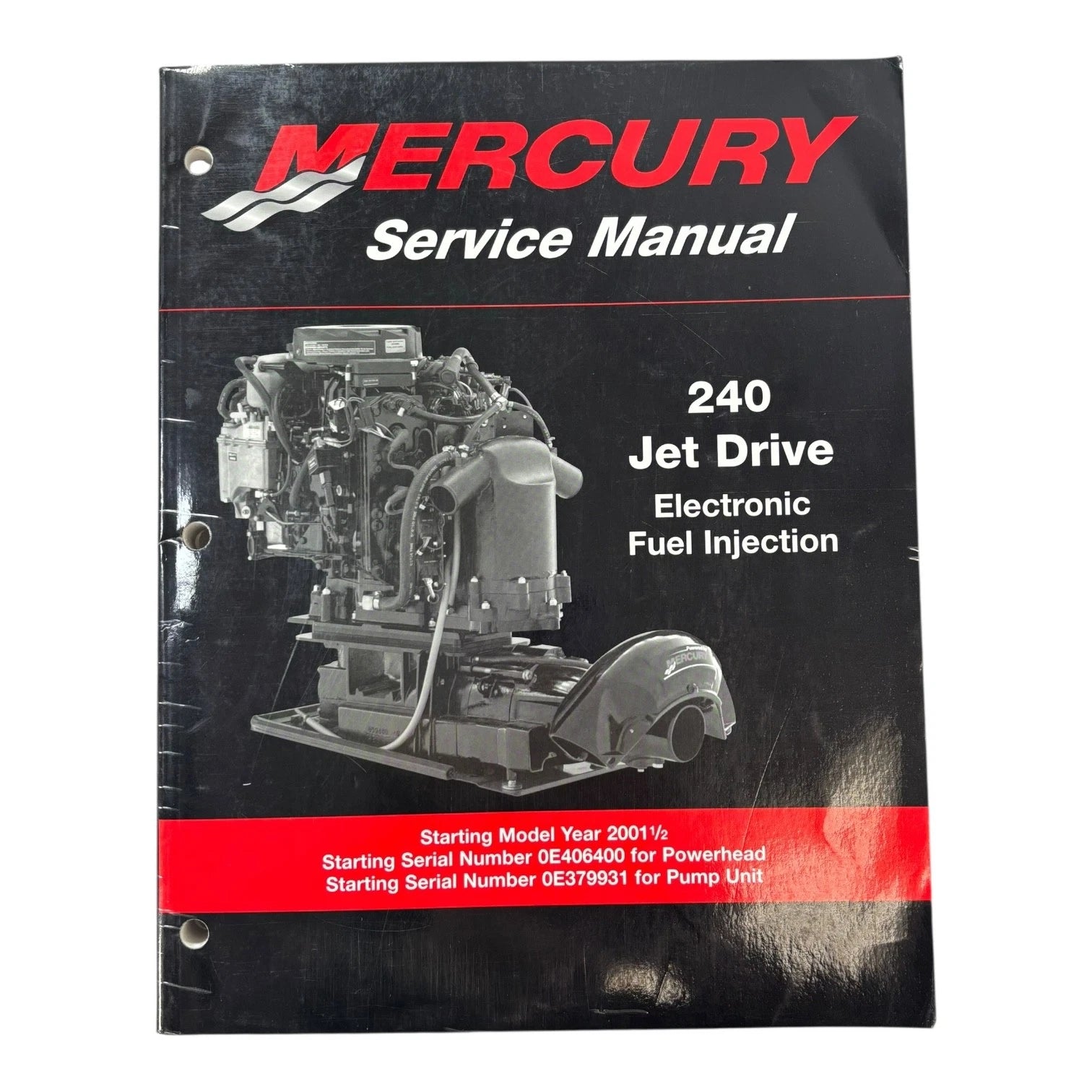 Mercury Service Manual 240 Jet Drive Electronic | Hook & Hull Co