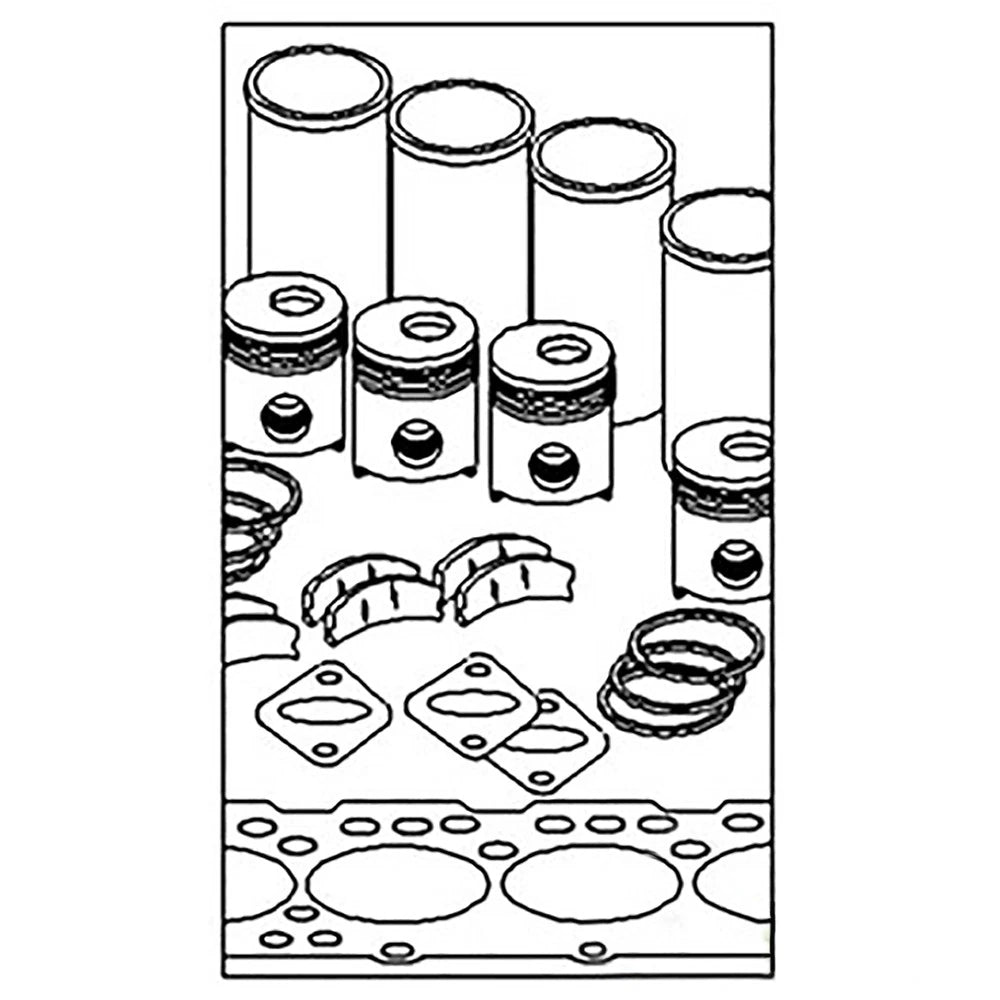 Std Major Engine Overhaul Kit Fits 310e 310se 315se 344h 410e 450h
