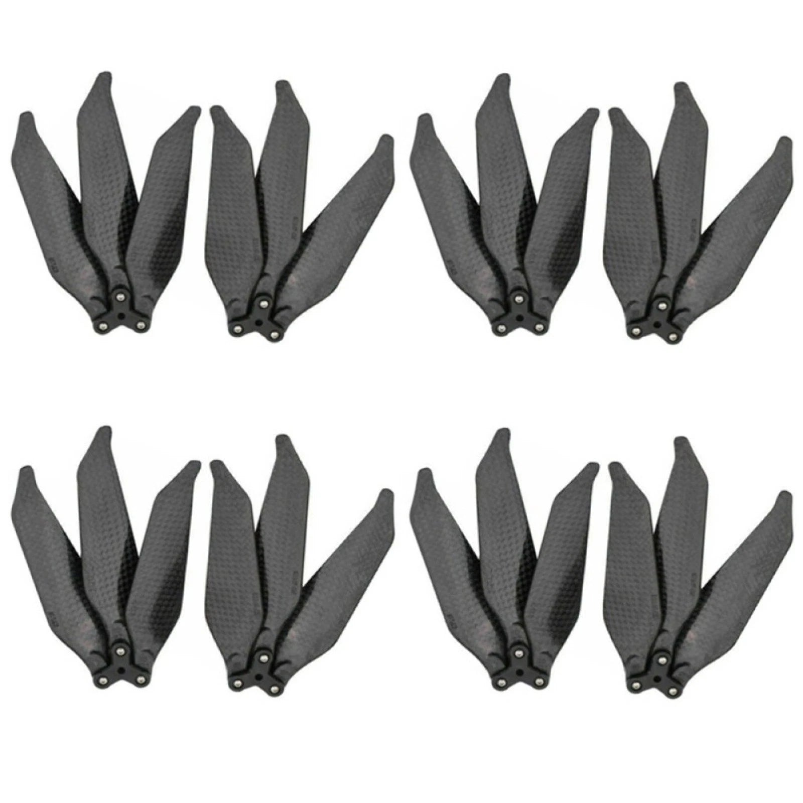 4pack Carbon Fiber Foldable 8331 Cw Ccw 3-blade Propellers For Dji