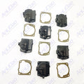 6pcs Fit Johnson Evinrude 90hp-175hp Carb Bowl Float Chamber Assy