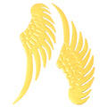 3D PVC Wing Sticker Pair