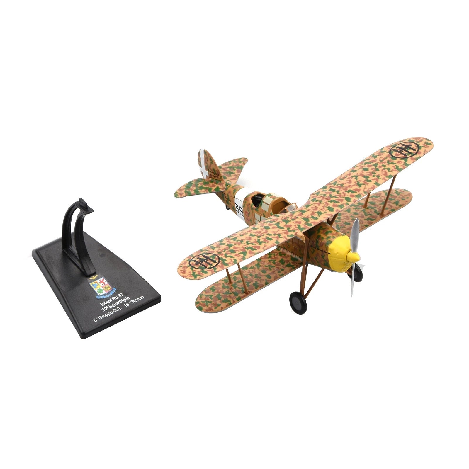 Wwii Italian Air Force For Imam Ro.37 1:72 Scale Alloy Plane With