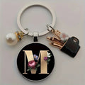 Unique Keychain Design English Alphabet Charms