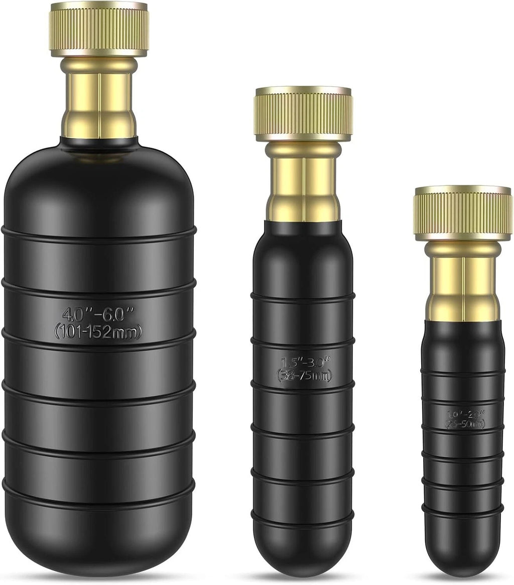 Drain Bladders for 1"-6" Drain Pipes - Rubber Cleaners