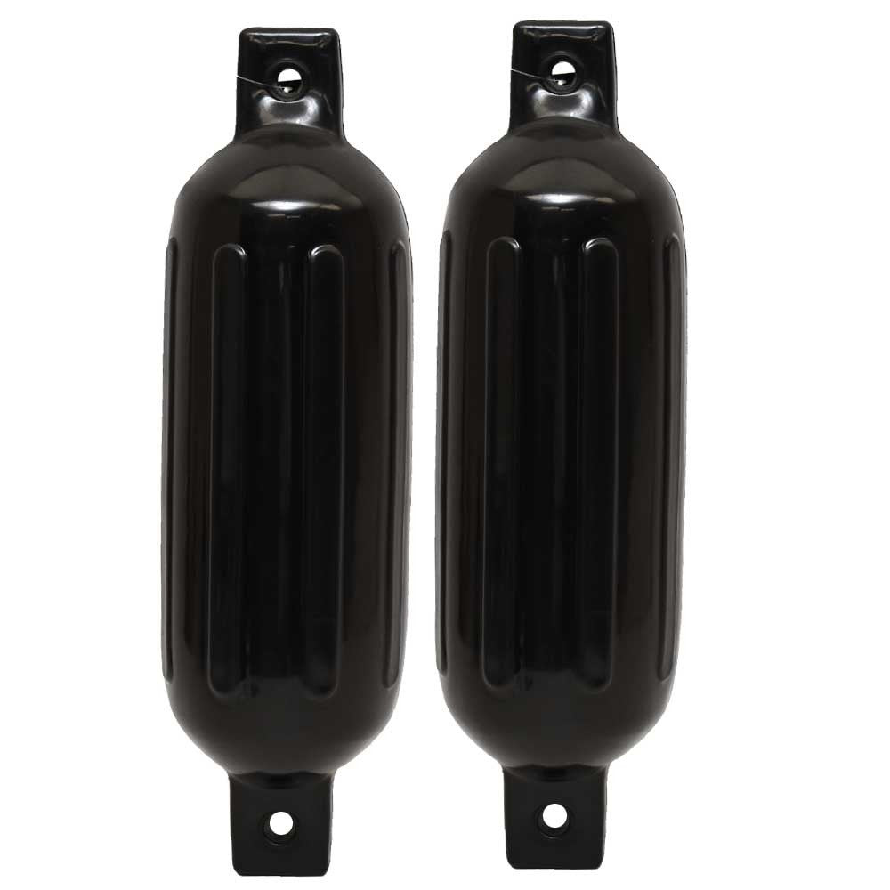 Shoreline Boat Bumper Fenders SL50001 | 5 1/2 x 20 Inch Black (Pair) by Shoreline