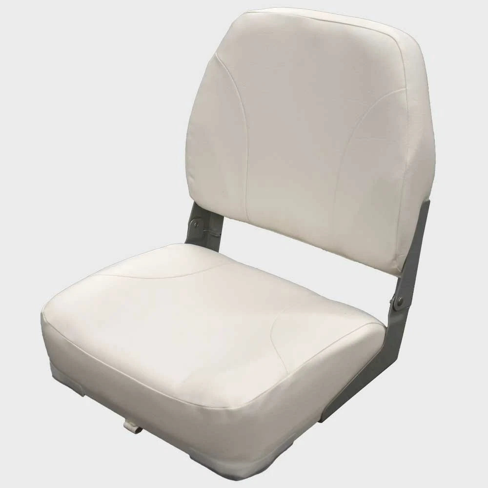 Boat Folding Fishing Seat 75102W | 20 X 18 X 16 Inch White
