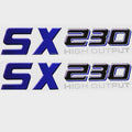 Brand Decals Yamaha SX230 Purple Black Gray by Yamaha