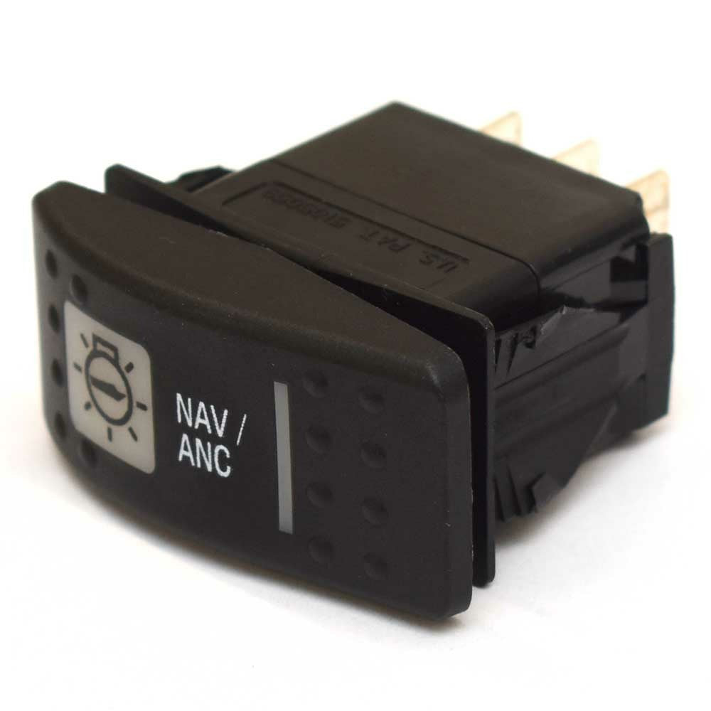Carling On/Off/On Contura II Boat Rocker Switch NAV/ANC by Carling