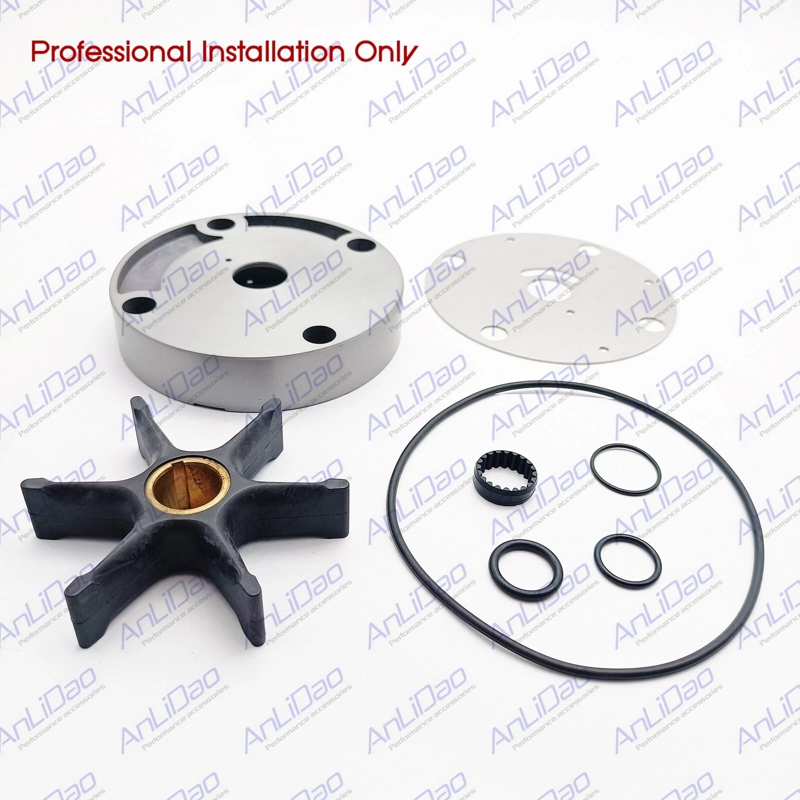 Fit Omc Stringer Water Pump Impeller Kit W/housing 1969-1985 983218