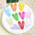 Colorful Water Droplet Hair Clips