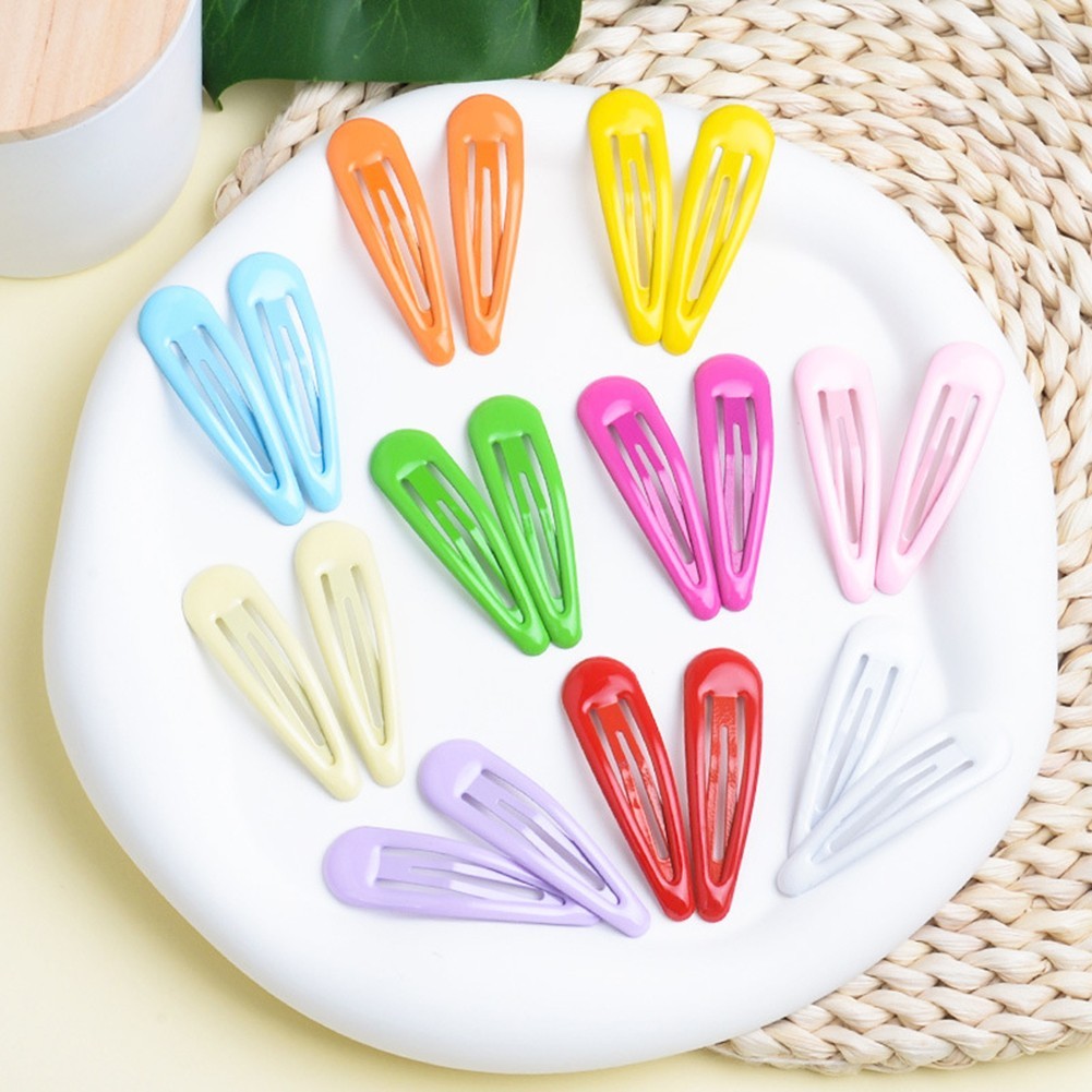 Colorful Water Droplet Hair Clips