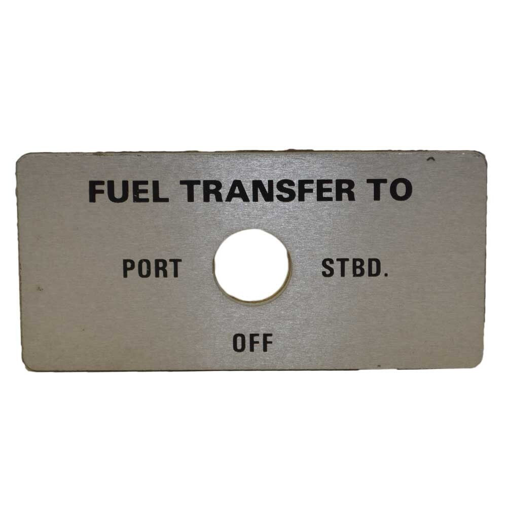 Carver Boat Panel Insert Fuel Transfer by Carver