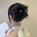 Black Feather Hair Clip for Shark Clip by Unknown