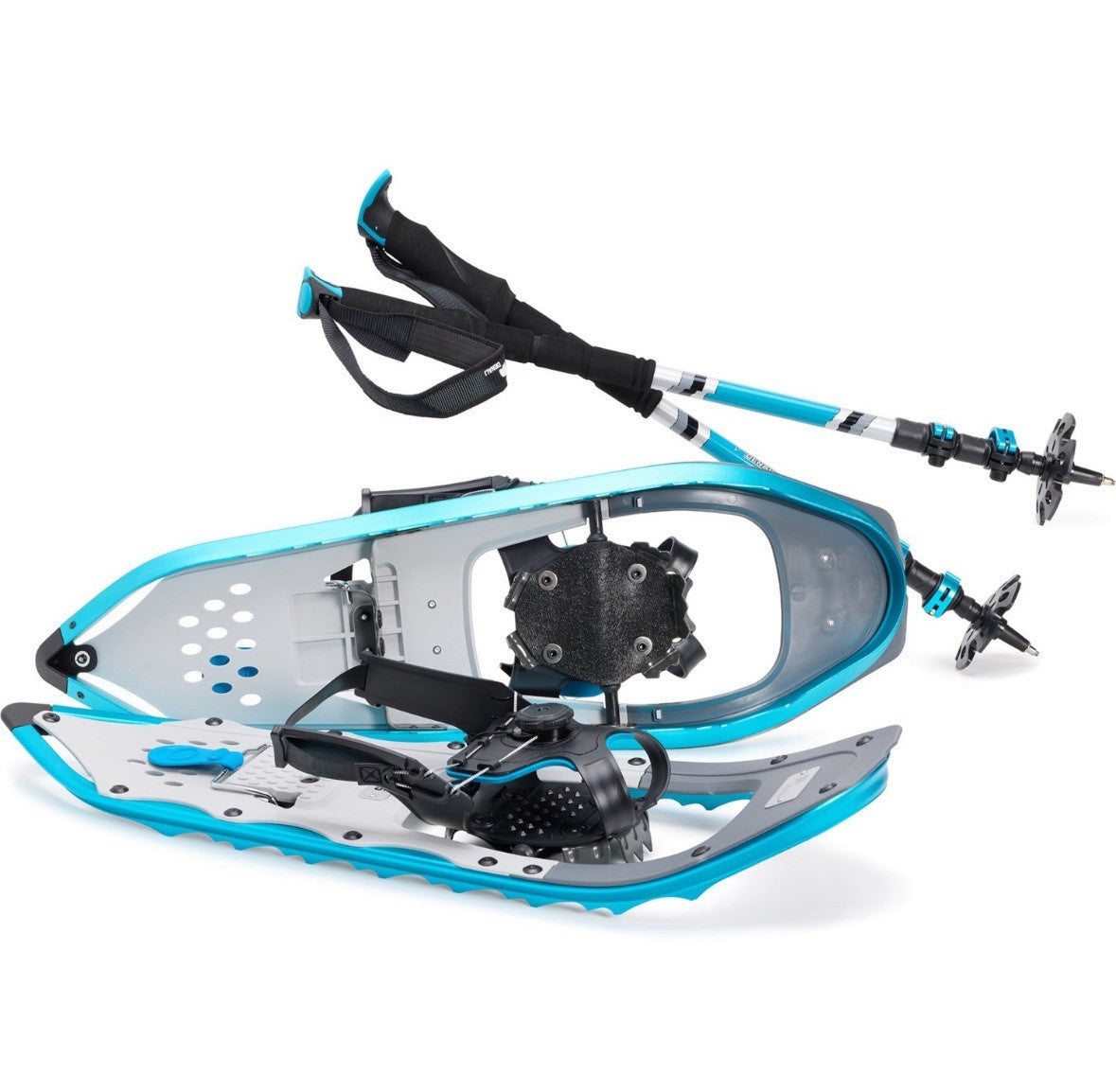 Denali Sawtooth Spin Snowshoes 8x25 with Poles by Denali