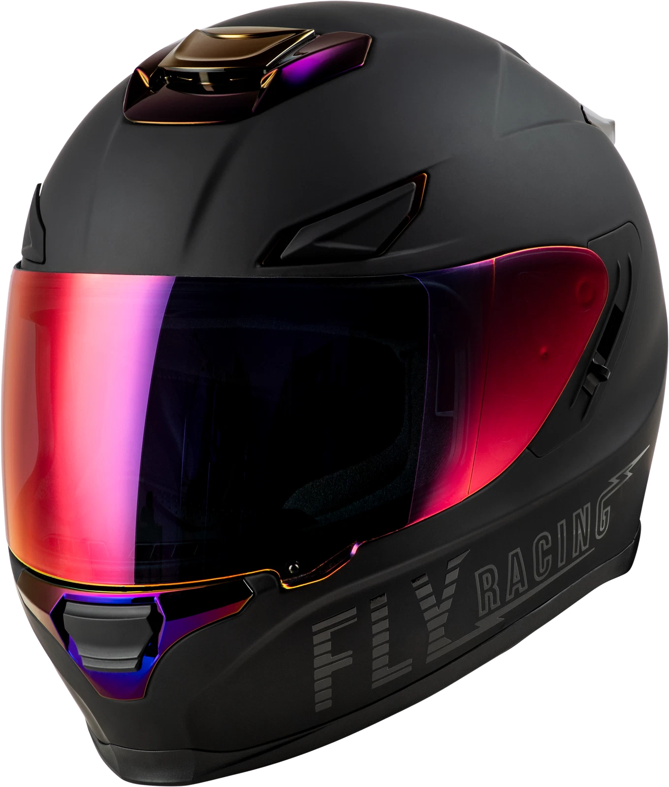 Fly Racing Sentinel Recon Helmet 2x-large Matte Black/charcoal Chrome