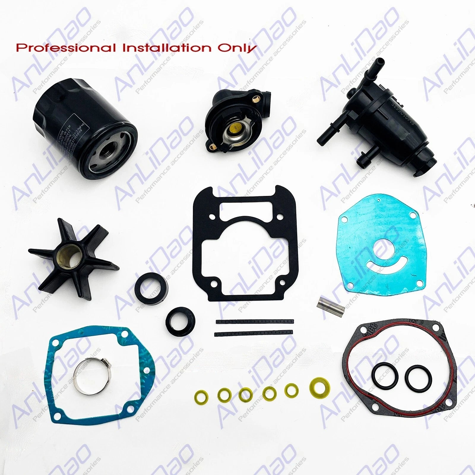 Fit Mercury 175 200 225hp V6 3.4 4-stroke Maintenance Kit 8m0149930