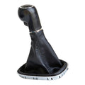 Black Plastic Leather Shift Boot For Opel For Corsa E X15 2014-2019