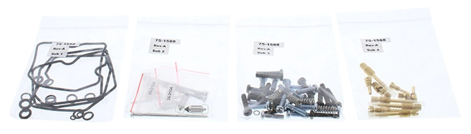 Carb Carburetor Repair Kit For Kawasaki Zx1100e (Gpz) 1995-1997