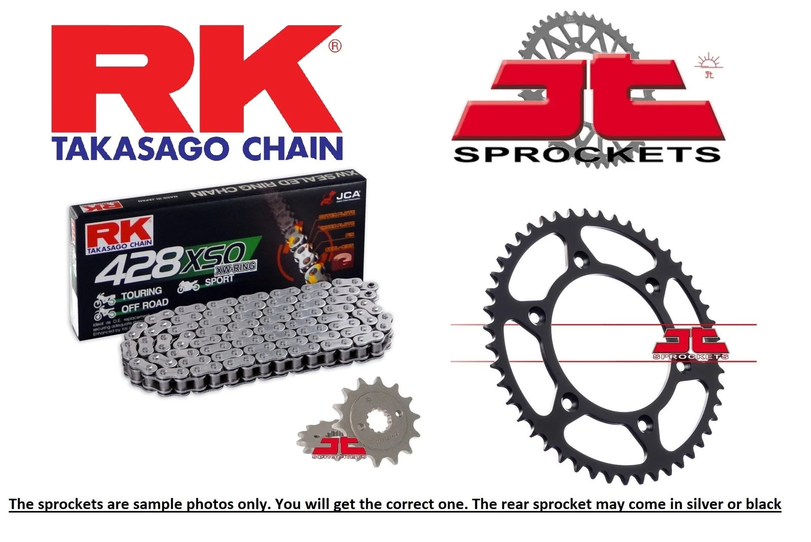 Rk Chain And Jt Sprockets For Yamaha Fzr400 Rrsp,rr 91-92