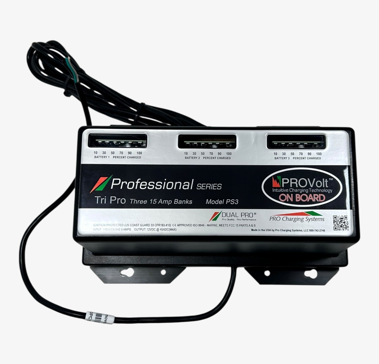 Dual Pro Ps3, Professional Series Charging Bank System 12V 45a ( Cut
